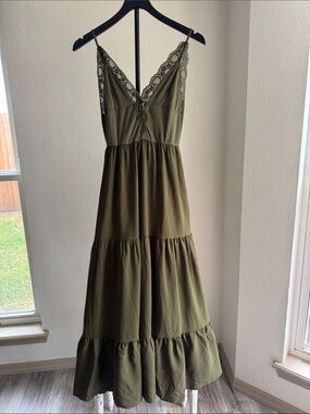 cider green lace dress | Dresses | Cider Olive Slip Maxi With Twist Detail 26-06-2024 US DROP